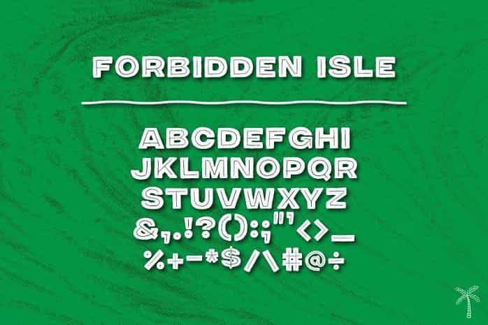 Forbidden Isle Tiki Font Image 3