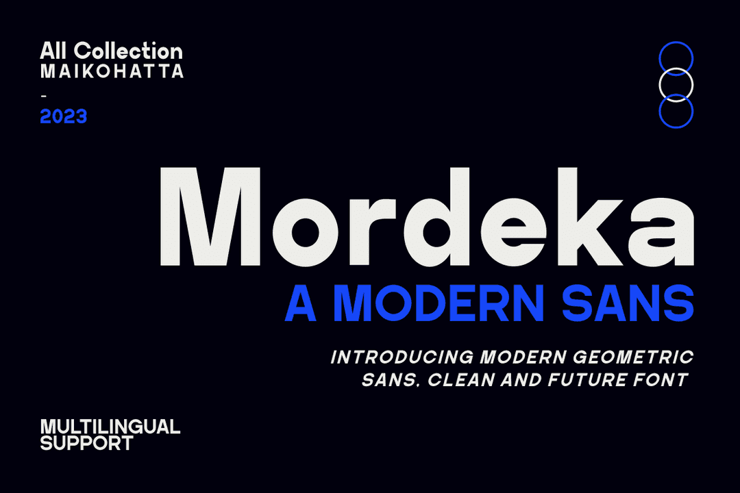 Mordeka Font Image 1