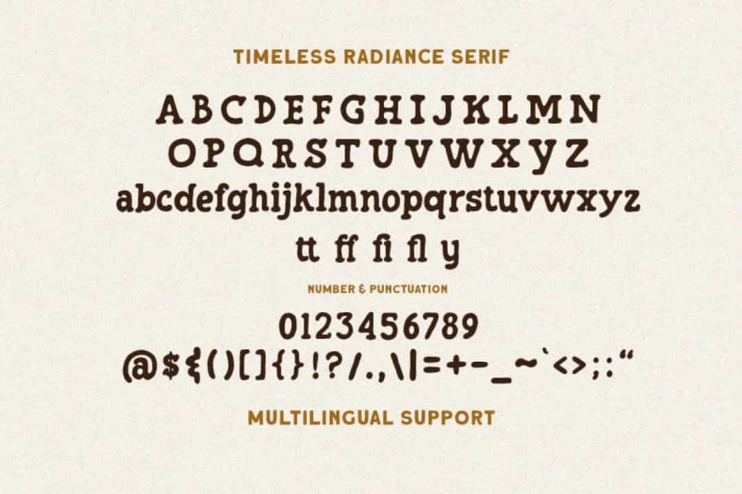 Timeless Radiance Font Image 2