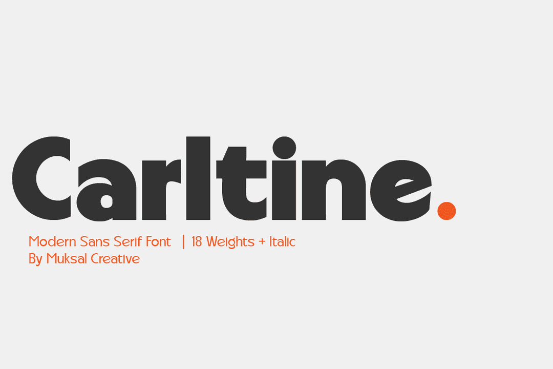 Carltine Font Image 1