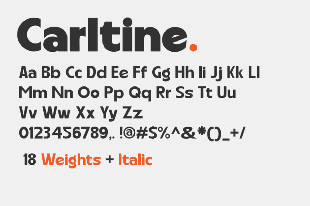 Carltine Font Image 3