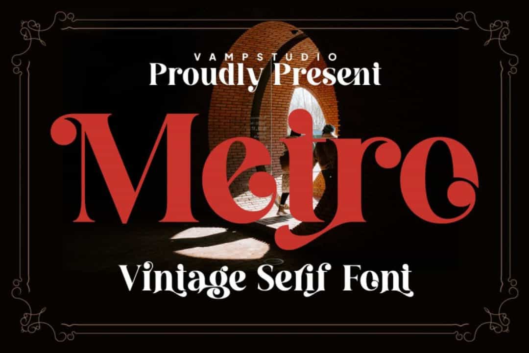 Metro Font Image 1