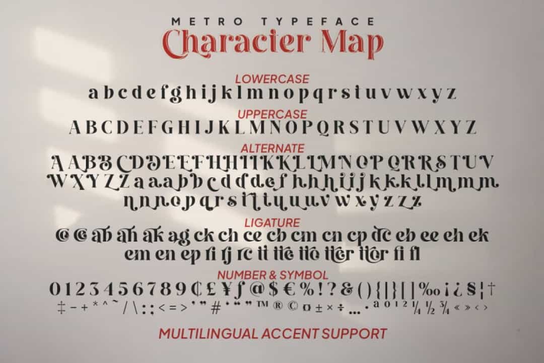 Metro Font Image 3