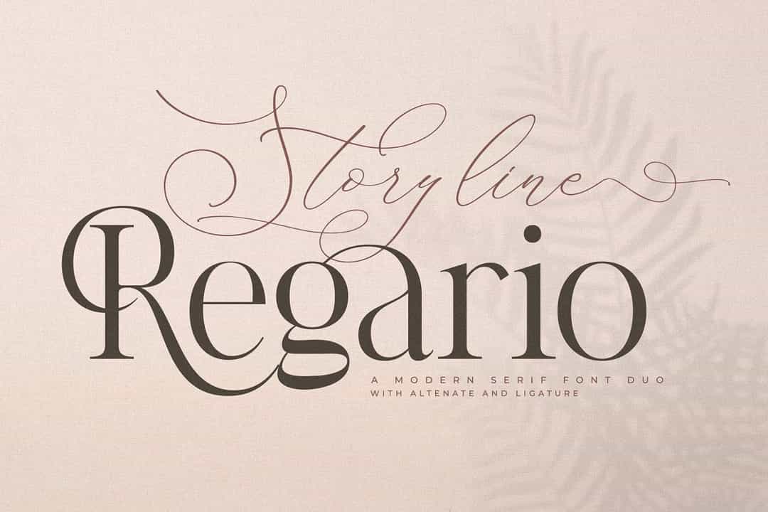 Storyline Regario Font Image 1