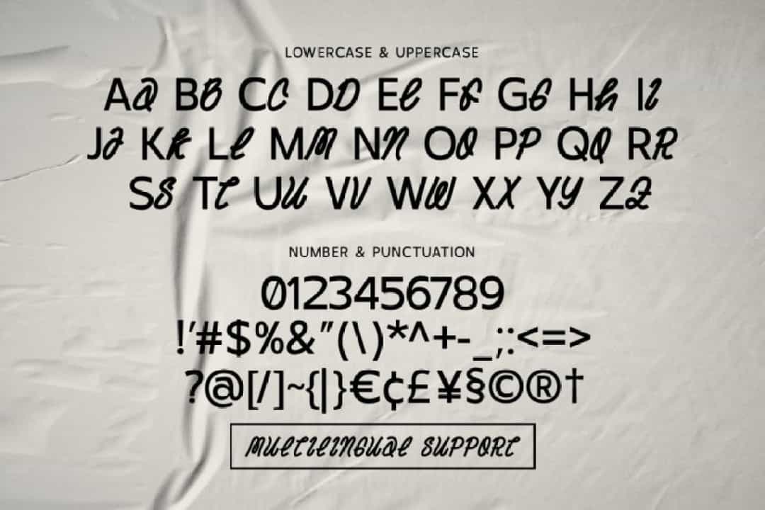 Melvens Font Image 3