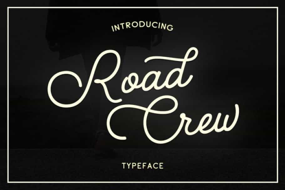 Road Crew Script Font Image 1