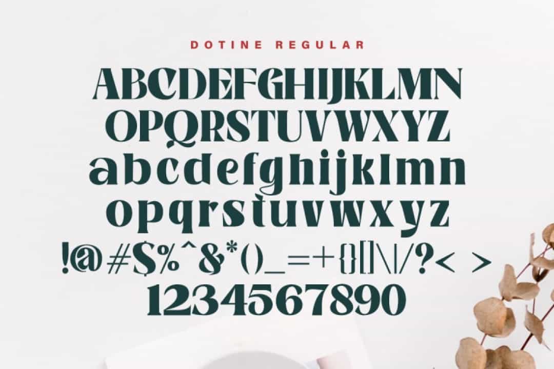 Dotine Font Image 3