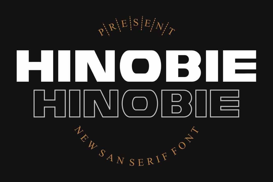 Hinobie Font Image 1