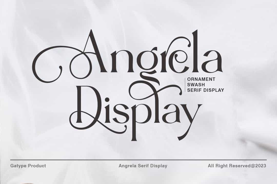 Angrela Font Image 1