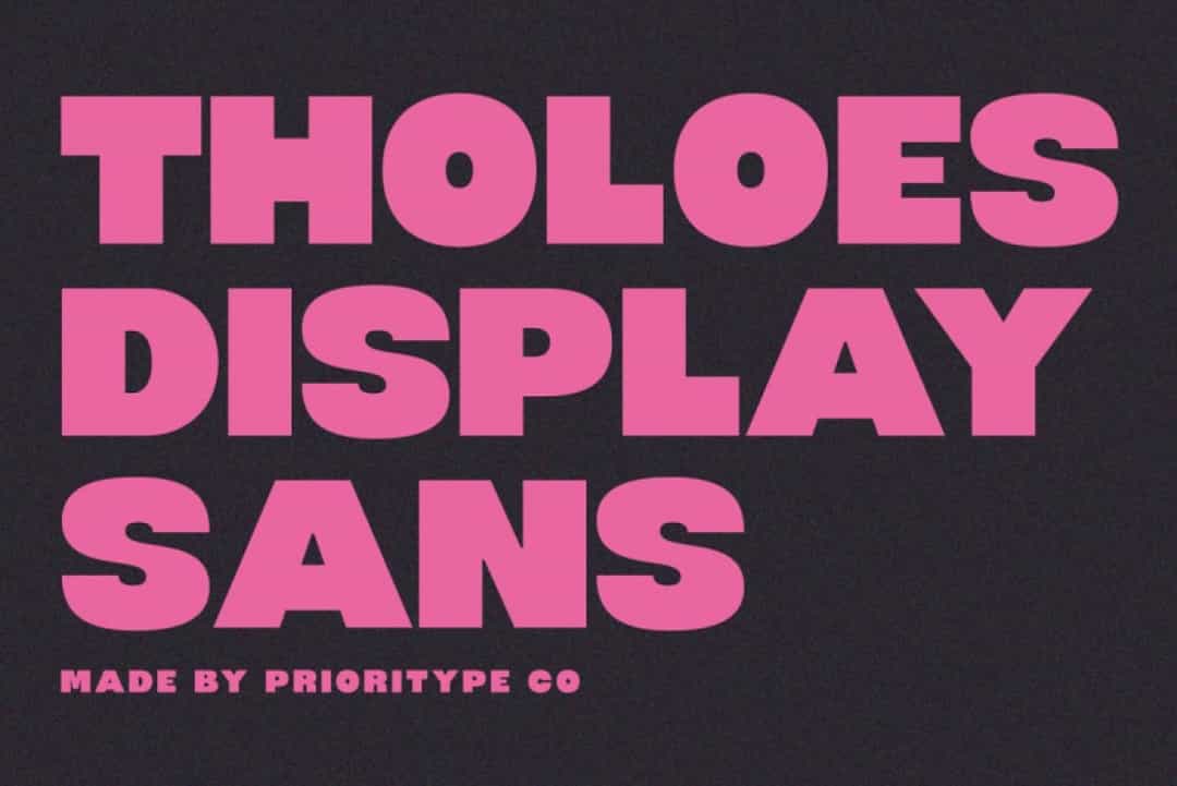 Tholoes Font Image 1