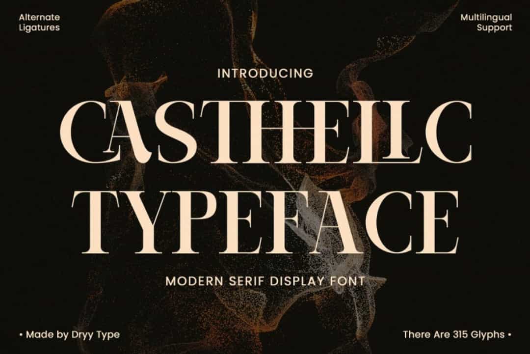 Casthelic Font Image 1