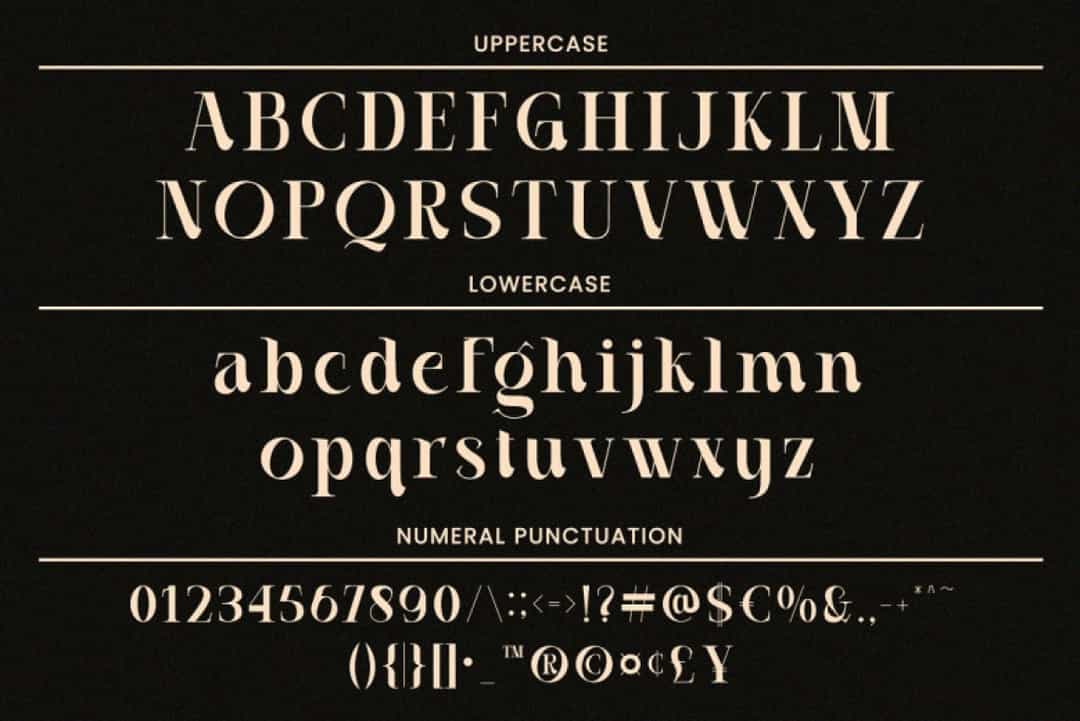 Casthelic Font Image 3