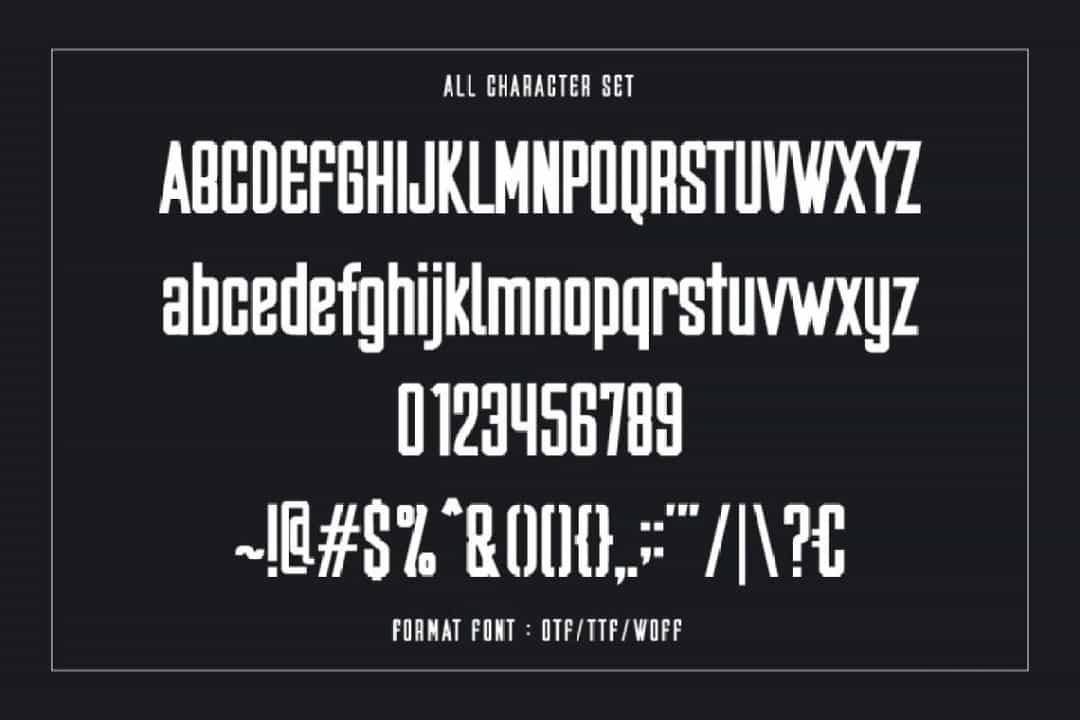 Carta Nera Font Image 3