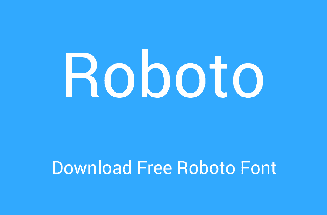 Roboto Font Family Image 1