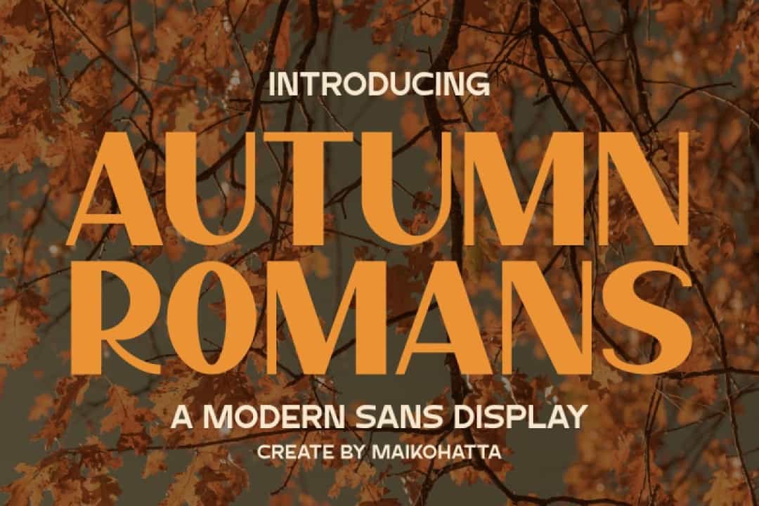 Autumn Romans Font Image 1