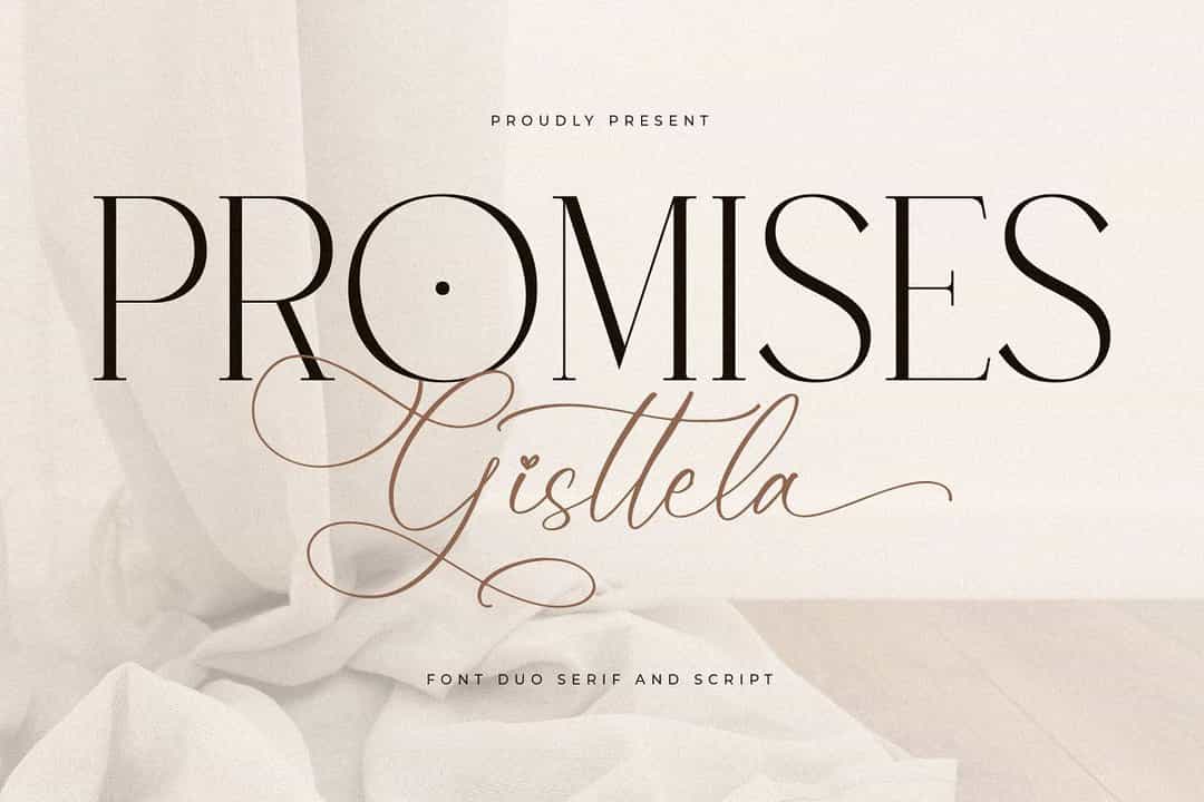 Promises Gisttela Font Image 1