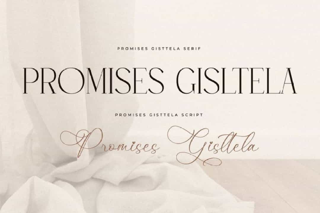 Promises Gisttela Font Image 2