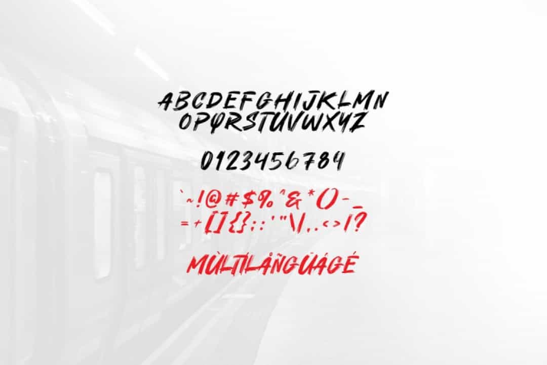 Under Hiport Font Image 3
