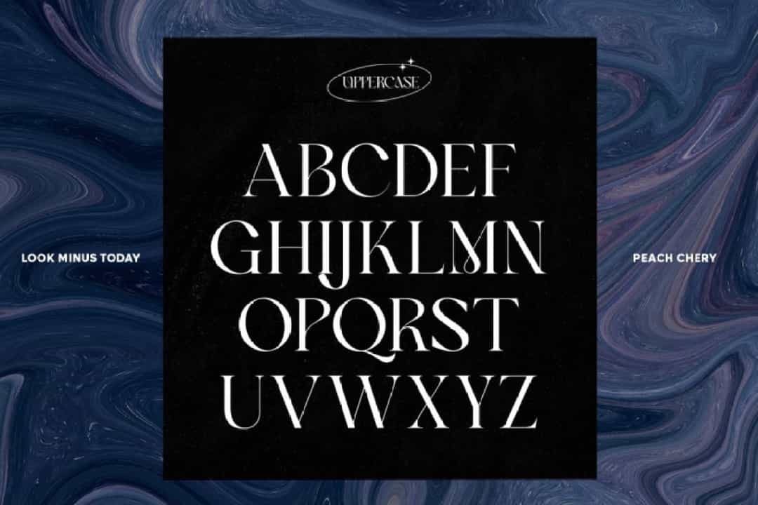Peach Chery Font Image 2