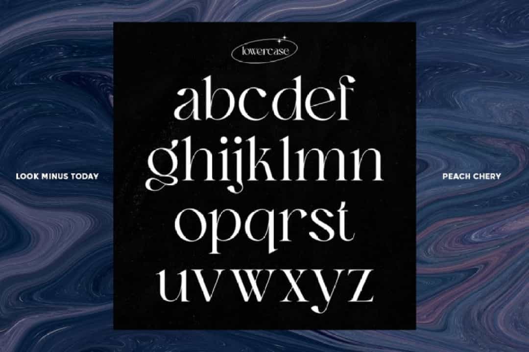 Peach Chery Font Image 3