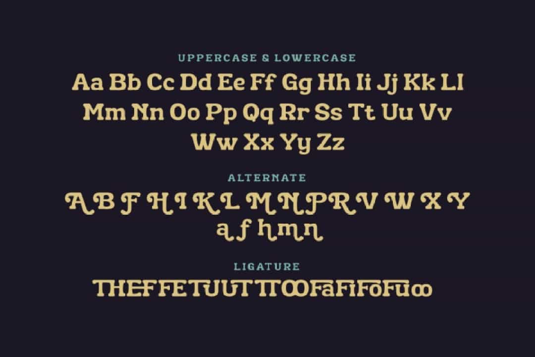 Nilkuza Font Image 2