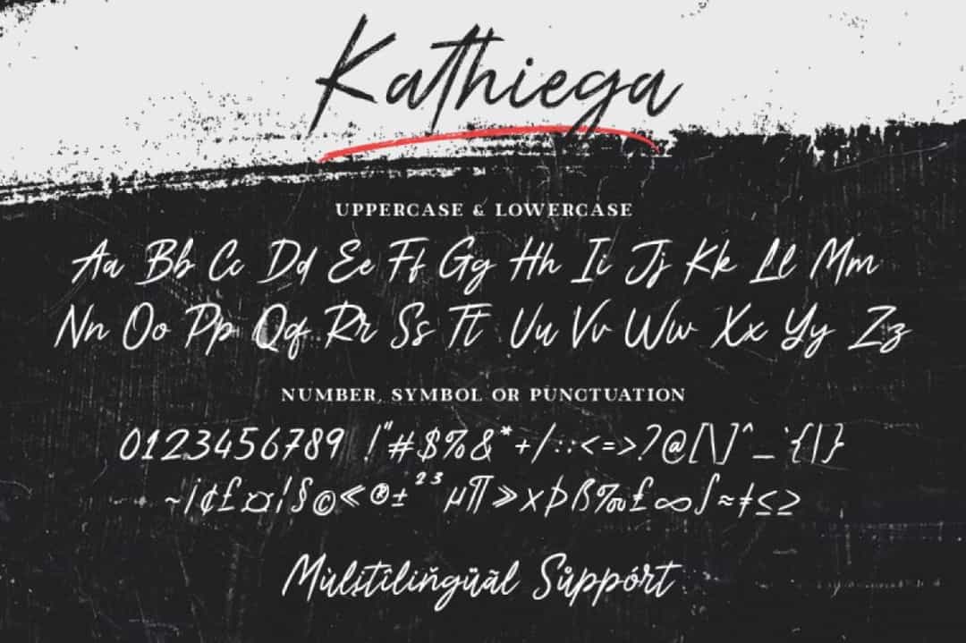 Kathiega Font Image 3