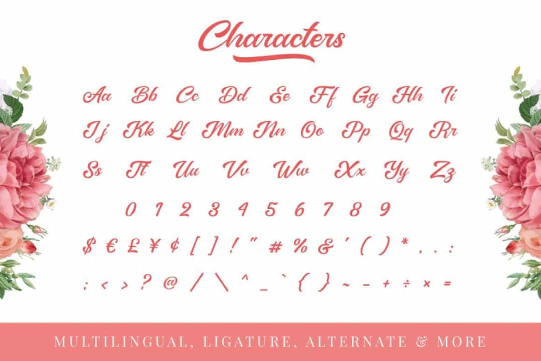 Thalia Kendrick Font Image 3