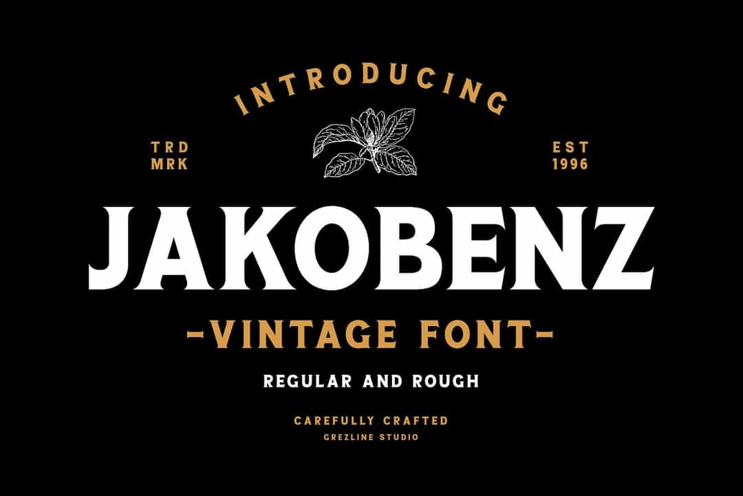 Jakobenz Font Image 1