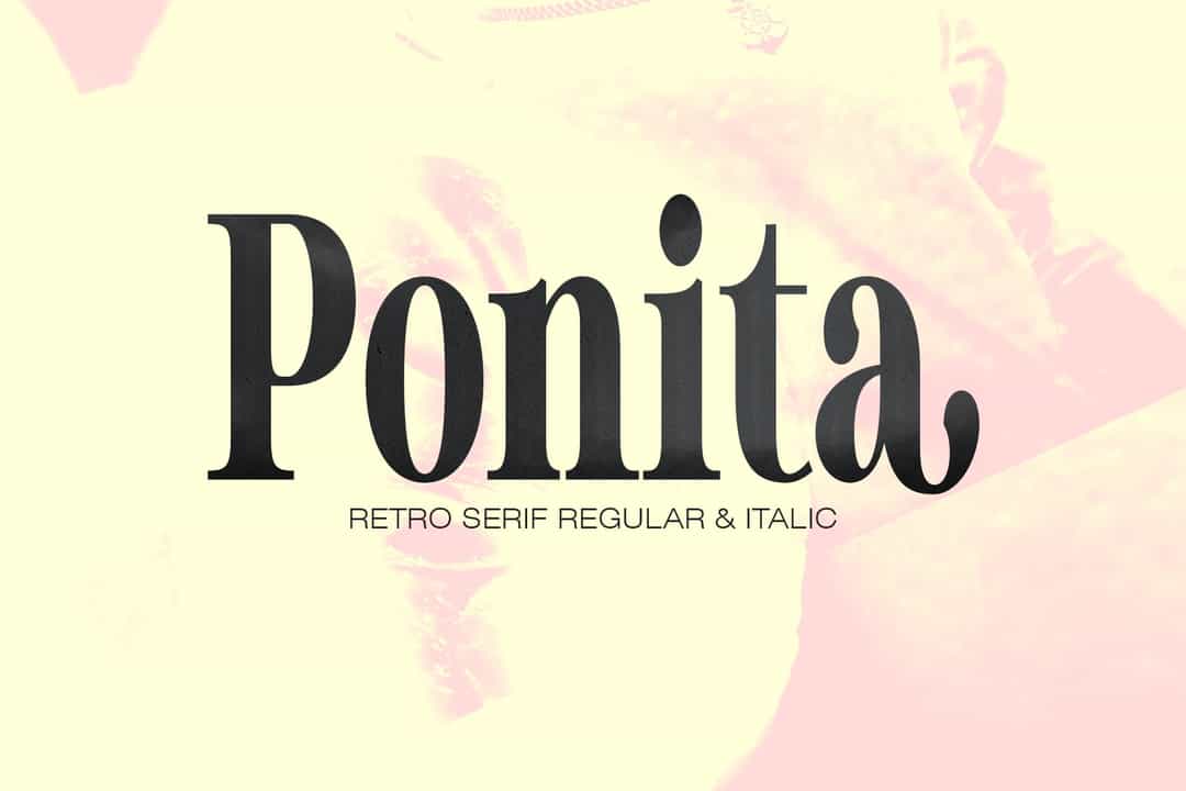 Ponita Font Image 1