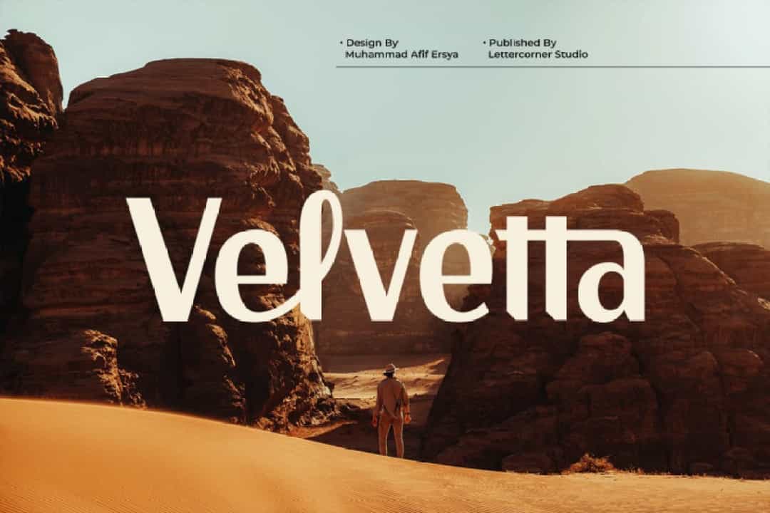 Velvetta Font Image 1