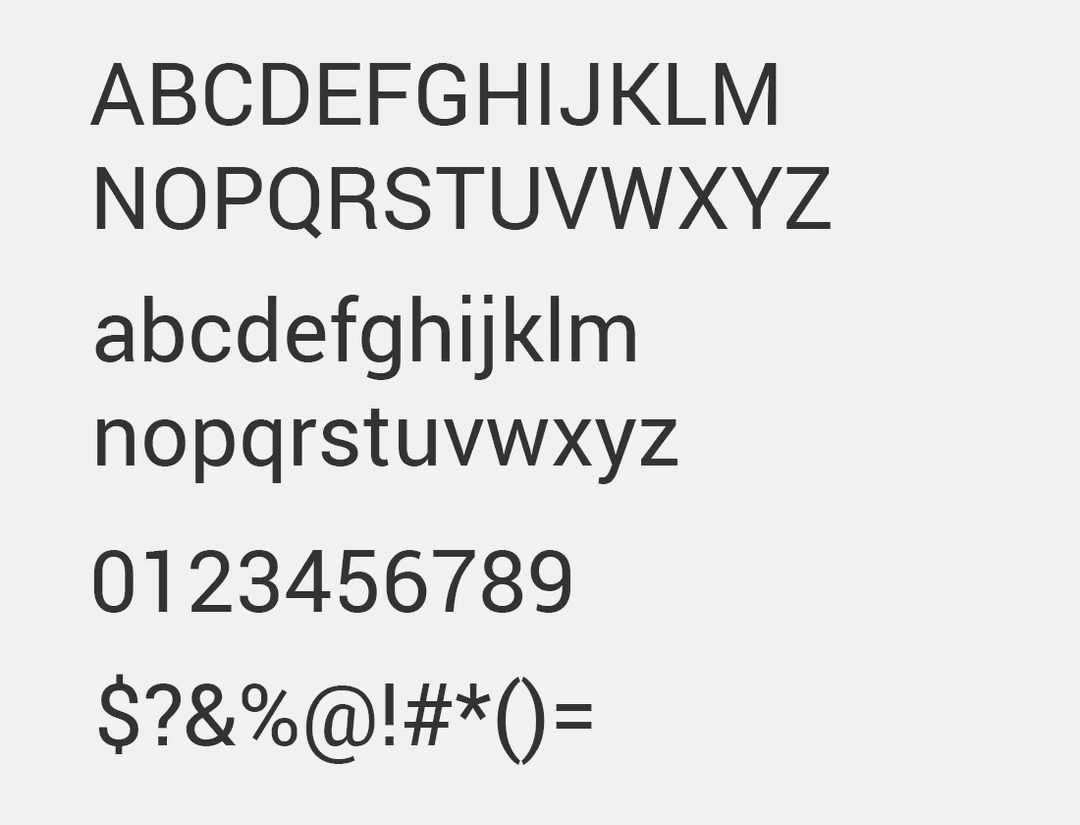 Roboto Font Family Image 2