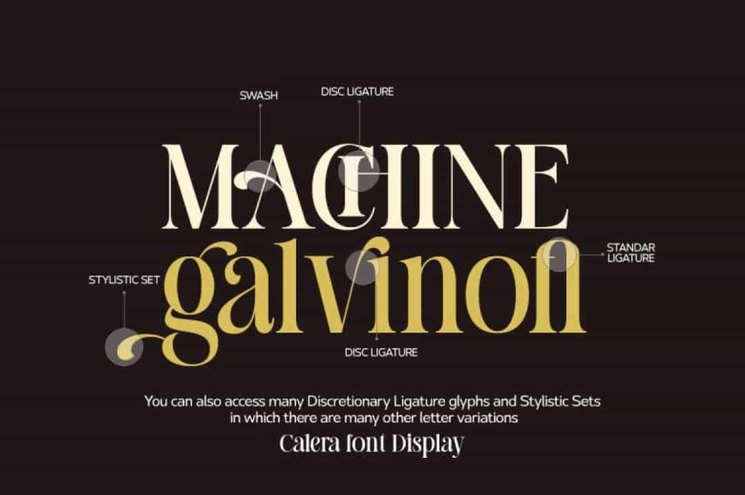 Calera Font Image 2