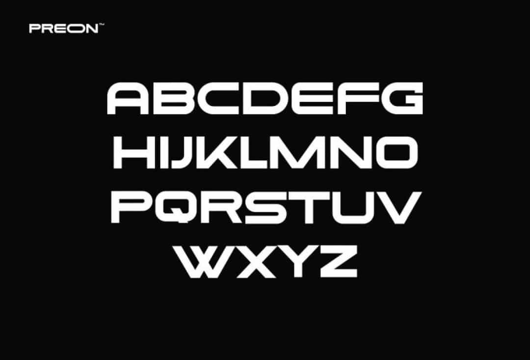 Preon Font Image 2