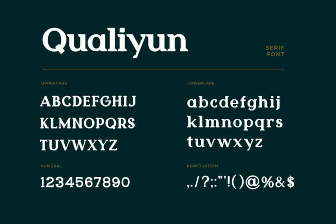 Qualiyun Font Image 3