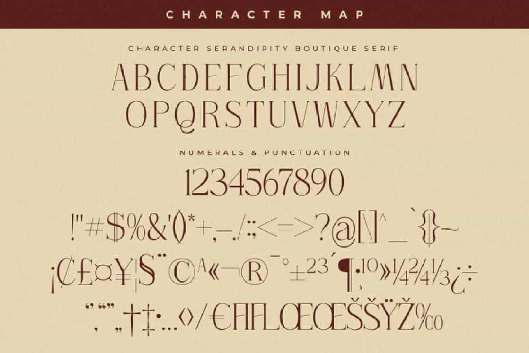 Serandipity Boutique Font Image 2