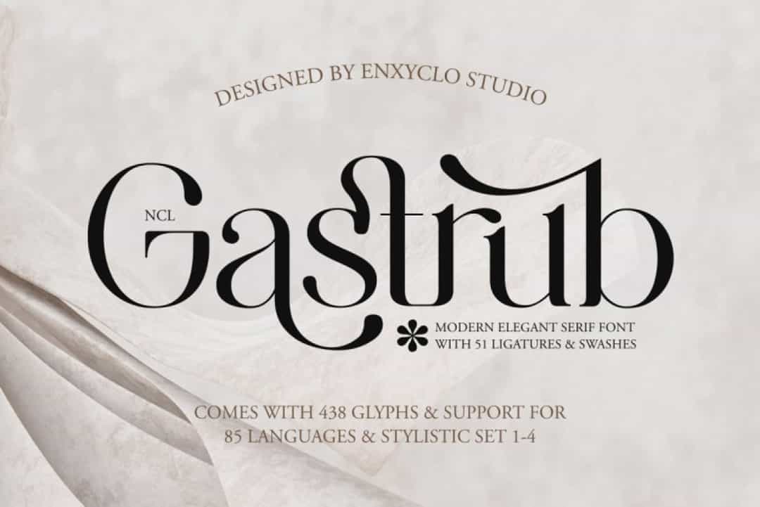 NCL Gastrub Font Image 1