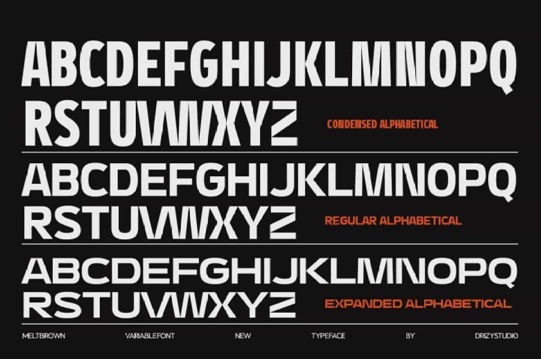 Meltbrown Font Image 2