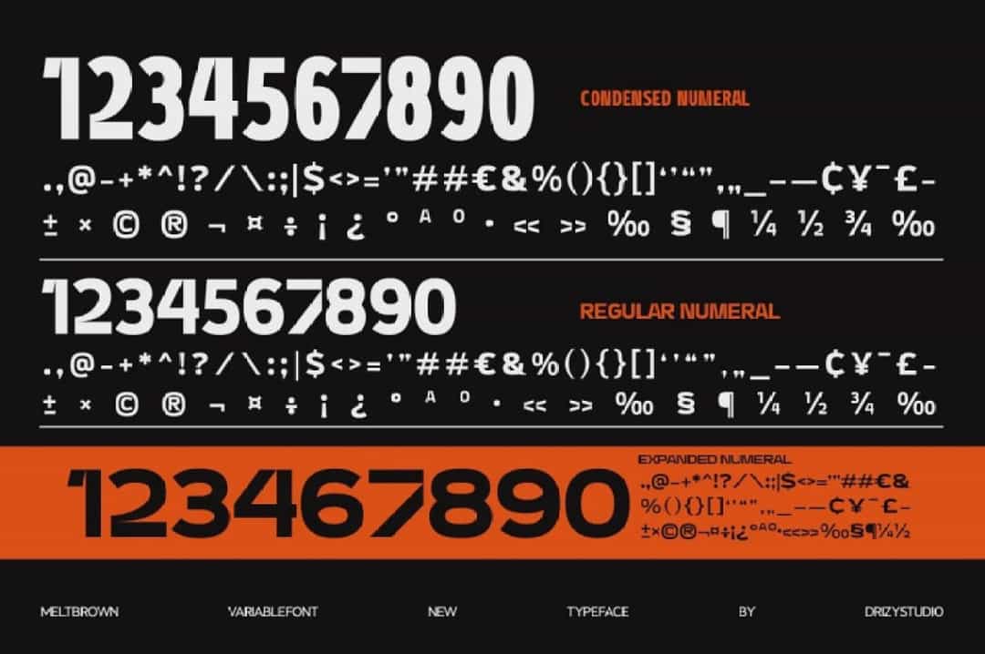 Meltbrown Font Image 3