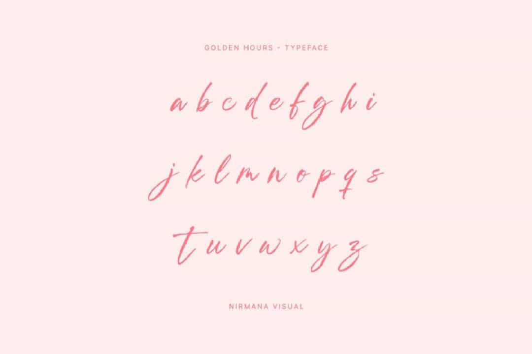 Golden Hours Font Image 3