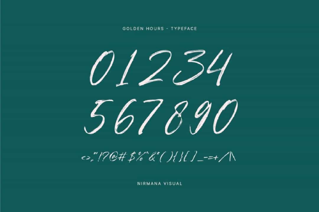 Golden Hours Font Image 4