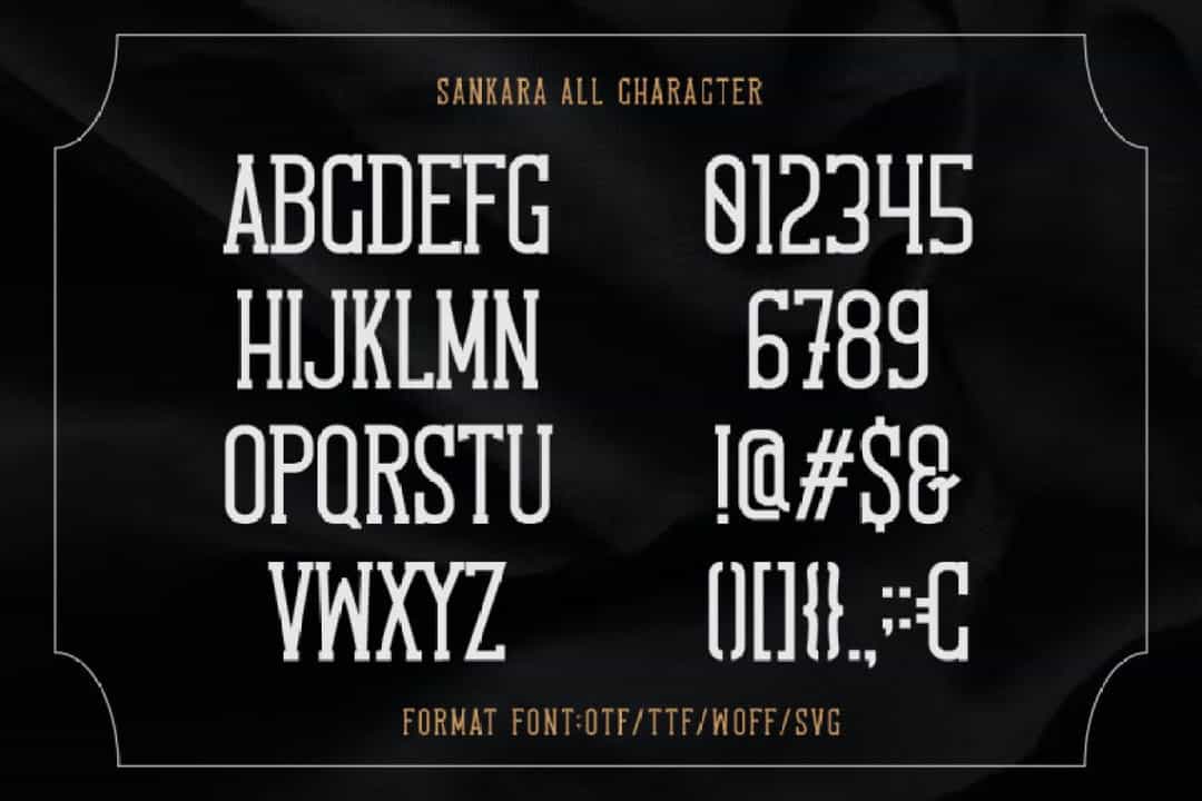 Sankara Font Image 3