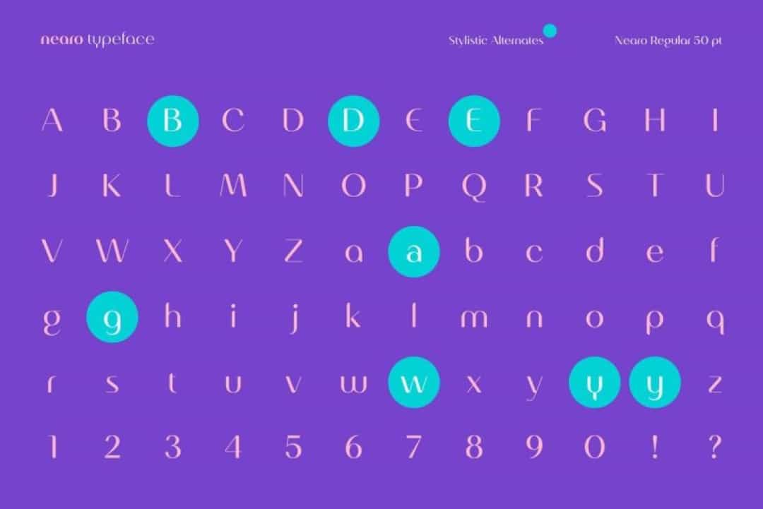 Nearo Font Image 3