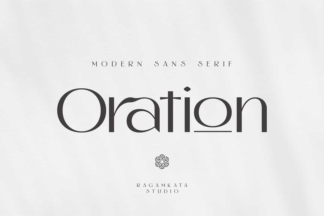 Oration Font Image 1