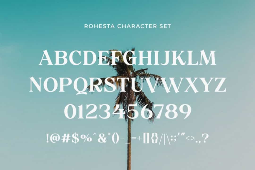 Rohesta Font Image 3