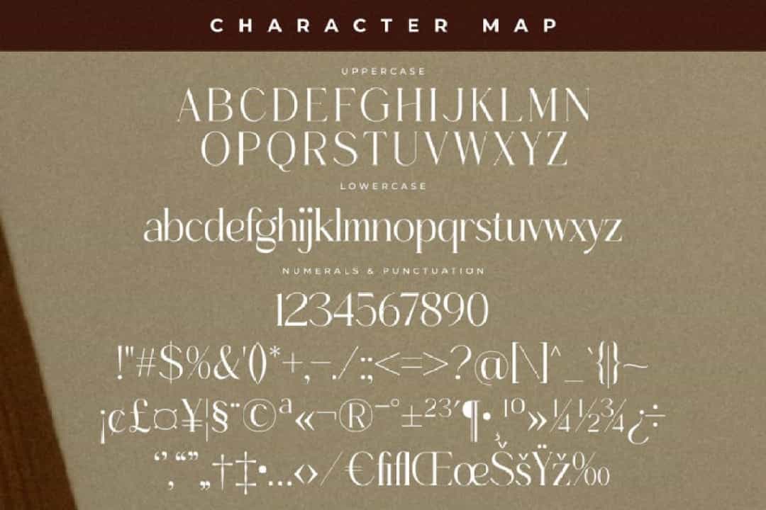 Foresta Monesta Font Image 2