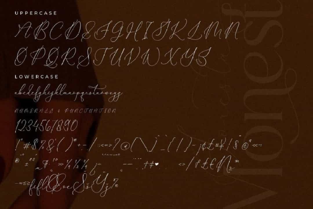 Foresta Monesta Font Image 3