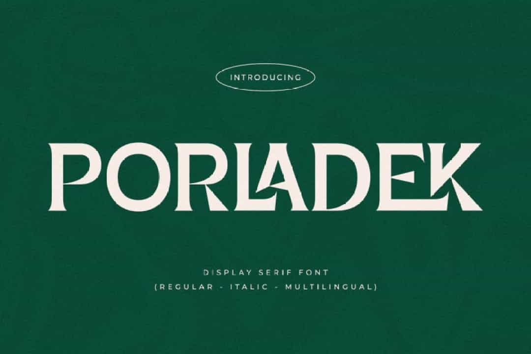 Porladek Font Image 1