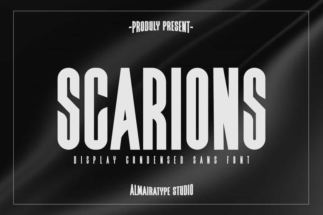 Scarions Font Image 1