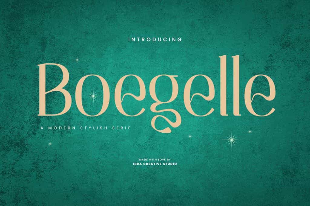 Boegelle Font Image 1