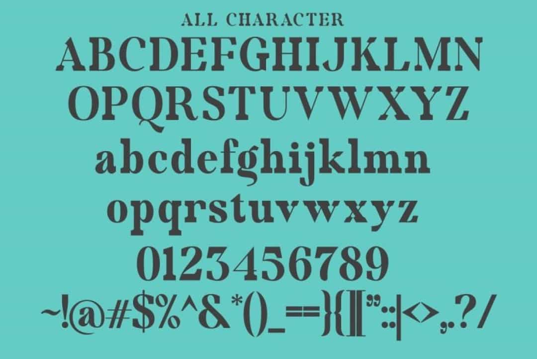 Molgen Font Image 3